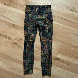 🍋Lululemon Fast and Free Tight 25” Non reflective Nulux, size 6